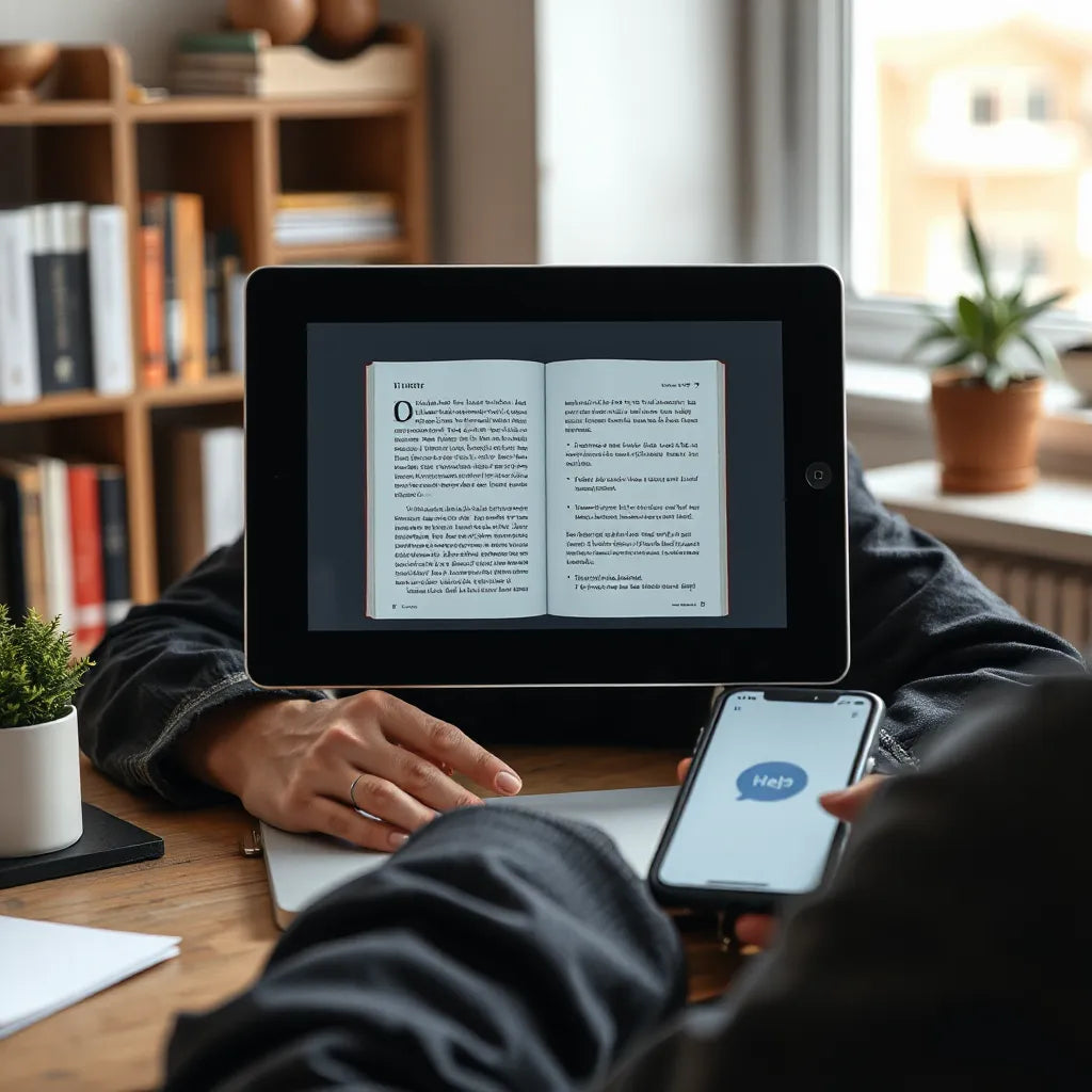Online bibliotheek ondersteuning: zo krijgt je e-reader hulp